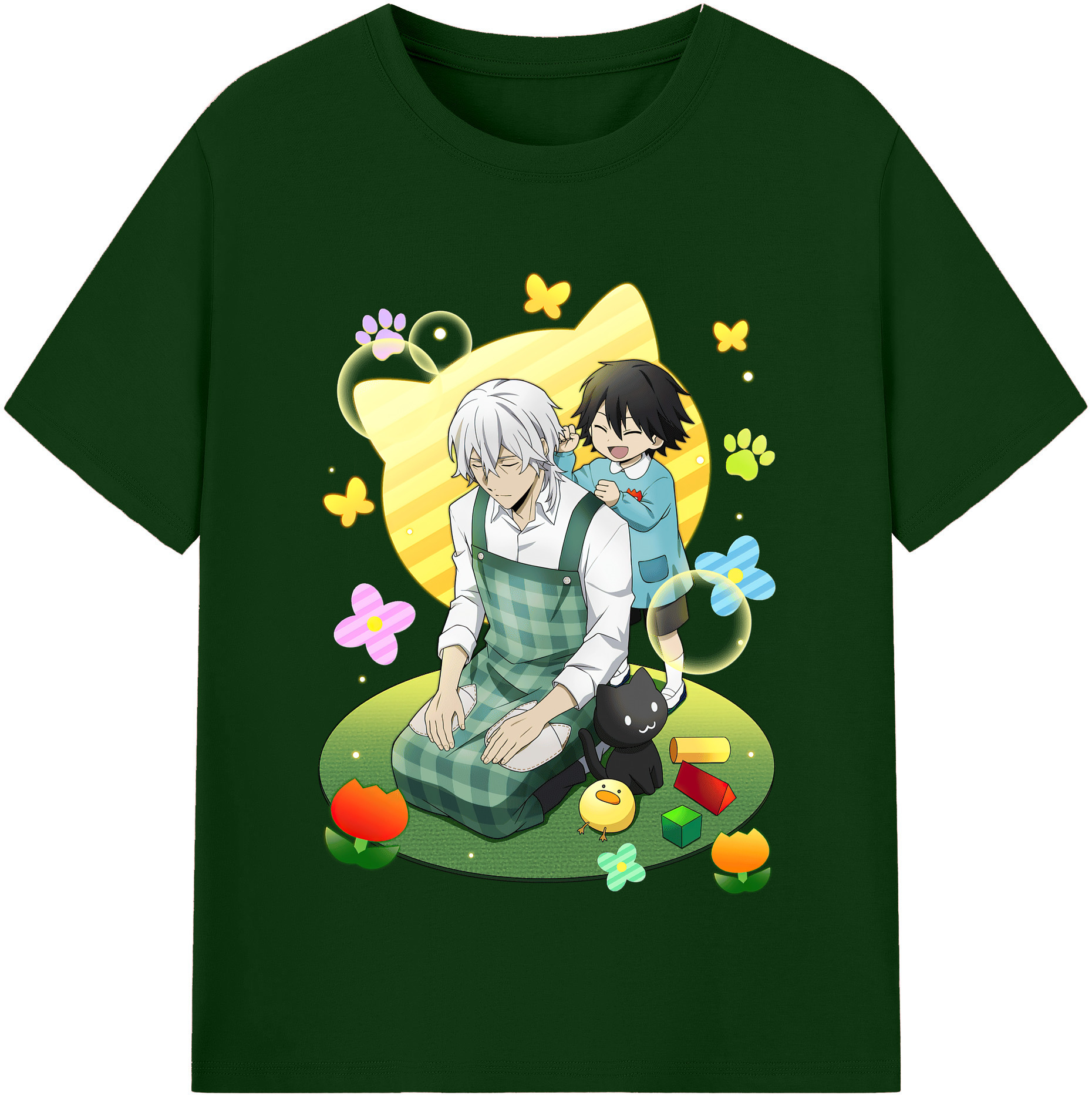 （画像用） 文豪ストレイドッグス Bungo Stray Dogs 綿100％半袖Tシャツ（フロントプリント）